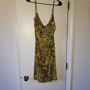 Forever 21 Plus Size Zebra Print Mini Dress